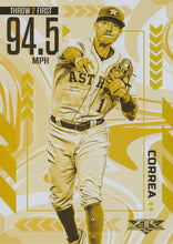 Load image into Gallery viewer, 2020 Topps Fire Baseball ARMS ABLAZE GOLD MINTED INSERTS ~ Pick your card