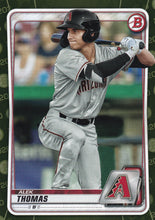 Load image into Gallery viewer, 2020 Bowman Baseball Cards - Prospects CAMO PARALLEL (1-100) ~ Pick your card