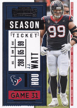 Load image into Gallery viewer, 2020 Panini Contenders NFL Football Cards #1-100 ~ Pick Your Cards