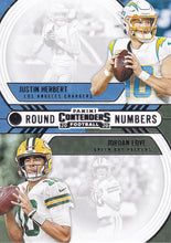 Load image into Gallery viewer, 2020 Panini Contenders NFL Football ROUND NUMBERS Inserts ~ Pick Your Cards