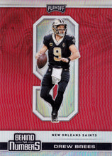 Load image into Gallery viewer, 2020 Panini Playoff NFL Football BEHIND THE NUMBERS Inserts ~ Pick Your Cards