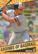 Load image into Gallery viewer, 2021 Topps OPENING DAY Baseball LEGENDS OF BASEBALL Inserts ~ Pick your card