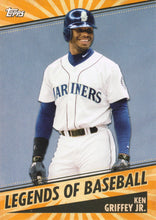 Load image into Gallery viewer, 2021 Topps OPENING DAY Baseball LEGENDS OF BASEBALL Inserts ~ Pick your card