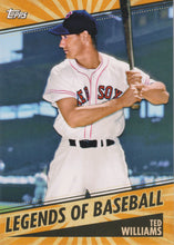 Load image into Gallery viewer, 2021 Topps OPENING DAY Baseball LEGENDS OF BASEBALL Inserts ~ Pick your card