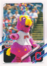 Load image into Gallery viewer, 2021 Topps OPENING DAY Baseball MASCOTS Inserts ~ Pick your card