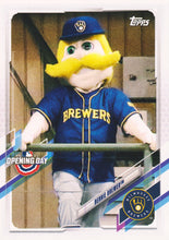 Load image into Gallery viewer, 2021 Topps OPENING DAY Baseball MASCOTS Inserts ~ Pick your card