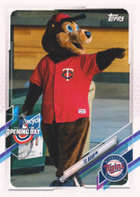 Load image into Gallery viewer, 2021 Topps OPENING DAY Baseball MASCOTS Inserts ~ Pick your card