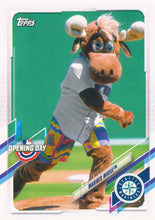 Load image into Gallery viewer, 2021 Topps OPENING DAY Baseball MASCOTS Inserts ~ Pick your card