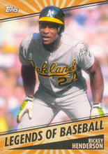 Load image into Gallery viewer, 2021 Topps OPENING DAY Baseball LEGENDS OF BASEBALL Inserts ~ Pick your card