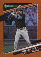 Load image into Gallery viewer, 2021 Donruss Baseball HOLO ORANGE Parallel Cards ~ Pick your card