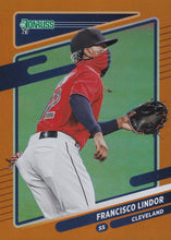 Load image into Gallery viewer, 2021 Donruss Baseball HOLO ORANGE Parallel Cards ~ Pick your card