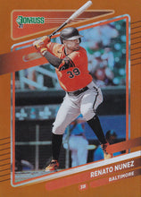 Load image into Gallery viewer, 2021 Donruss Baseball HOLO ORANGE Parallel Cards ~ Pick your card