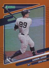 Load image into Gallery viewer, 2021 Donruss Baseball HOLO ORANGE Parallel Cards ~ Pick your card