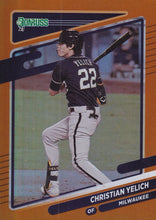 Load image into Gallery viewer, 2021 Donruss Baseball HOLO ORANGE Parallel Cards ~ Pick your card