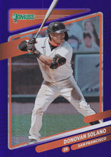 Load image into Gallery viewer, 2021 Donruss Baseball HOLO PURPLE Parallel Cards ~ Pick your card