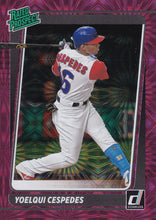Load image into Gallery viewer, 2021 Donruss Baseball RATED PROSPECT Pink, Diamond, Vector & Rapture Inserts ~ Pick your card