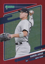 Load image into Gallery viewer, 2021 Donruss Baseball HOLO RED Parallel Cards ~ Pick your card