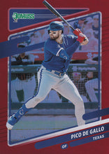 Load image into Gallery viewer, 2021 Donruss Baseball HOLO RED Parallel Cards ~ Pick your card
