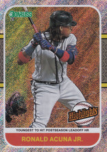 Load image into Gallery viewer, 2021 Donruss Baseball HIGHLIGHTS Insert Variations ~ Pick your card
