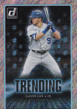 Load image into Gallery viewer, 2021 Donruss Baseball TRENDING Pink, Diamond, Vector & Rapture Inserts ~ Pick your card