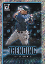 Load image into Gallery viewer, 2021 Donruss Baseball TRENDING Pink, Diamond, Vector & Rapture Inserts ~ Pick your card