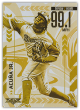 Load image into Gallery viewer, 2020 Topps Fire Baseball ARMS ABLAZE GOLD MINTED INSERTS ~ Pick your card