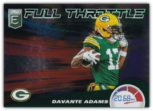 Load image into Gallery viewer, 2020 Donruss Elite NFL Football FULL THROTTLE GREEN INSERTS ~ Pick Your Cards