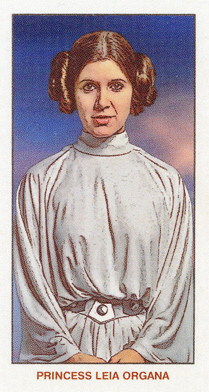 princess leia card sleeves STAR WARS 2022 Topps T206 LOGO BACK Cards