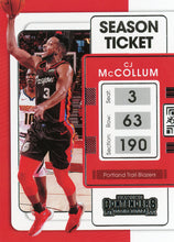 Load image into Gallery viewer, 2021-22 Panini Contenders Basketball Cards #1-100 ~ Pick your card