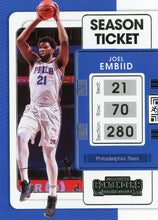 Load image into Gallery viewer, 2021-22 Panini Contenders Basketball Cards #1-100 ~ Pick your card