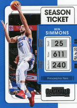 Load image into Gallery viewer, 2021-22 Panini Contenders Basketball Cards #1-100 ~ Pick your card