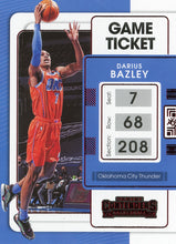 Load image into Gallery viewer, 2021-22 Panini Contenders Basketball GAME TICKET RED & BRONZE Parallels ~ Pick your card