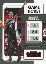 Load image into Gallery viewer, 2021-22 Panini Contenders Basketball GAME TICKET RED & BRONZE Parallels ~ Pick your card