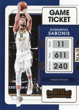 Load image into Gallery viewer, 2021-22 Panini Contenders Basketball GAME TICKET RED & BRONZE Parallels ~ Pick your card