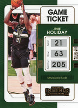 Load image into Gallery viewer, 2021-22 Panini Contenders Basketball GAME TICKET RED & BRONZE Parallels ~ Pick your card