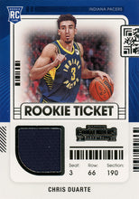 Load image into Gallery viewer, 2021-22 Panini Contenders Basketball ROOKIE TICKET RELICS