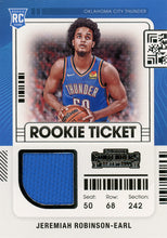 Load image into Gallery viewer, 2021-22 Panini Contenders Basketball ROOKIE TICKET RELICS