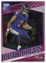 Load image into Gallery viewer, 2020 Donruss Elite NFL Football DUAL THREATS PINK INSERTS ~ Pick Your Cards