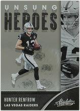 Load image into Gallery viewer, 2020 Panini Absolute NFL Football UNSUNG HEROES Inserts ~ Pick Your Cards
