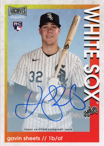 #39 Gavin Sheets RC - Chicago White Sox