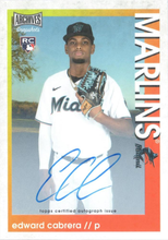 Load image into Gallery viewer, #47 Edward Cabrera RC - Miami Marlins
