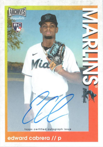 #47 Edward Cabrera RC - Miami Marlins