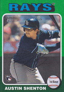 #637 Austin Shenton RC - Tampa Bay Rays