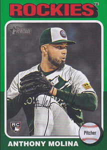 #641 Anthony Molina RC - Colorado Rockies
