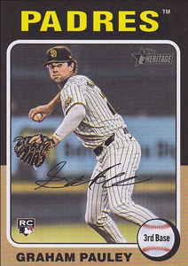 #666 Graham Pauley RC - San Diego Padres