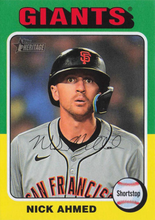 Load image into Gallery viewer, #705 Nick Ahmed SP - San Francisco Giants
