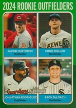 Load image into Gallery viewer, #622 2024 Rookie OF (Hurtubise/Roller/Rodriguez/DeLoach) - Cincinnati Reds / Milwaukee Brewers / Cleveland Guardians / Chicago White Sox
