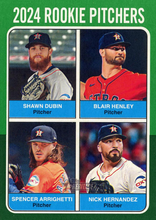 Load image into Gallery viewer, #619 2024 Rookie P (Dubin/Henley/Arrighetti/Hernandez) - Houston Astros
