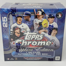 Load image into Gallery viewer, 2025 Topps Chrome Baseball Sapphire Edition - SEALED Hobby Box
