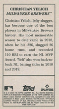 Load image into Gallery viewer, CHRISTIAN YELICH 2025 Topps T205 ALL-STAR GAME HAT Variation SSP
